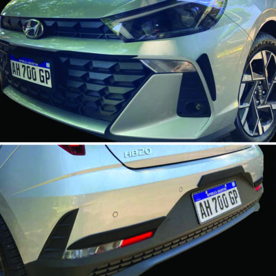 Set protectores de paragolpes Antibump® SX7 Hyundai HB20 adhesivo Tesa® Alemania