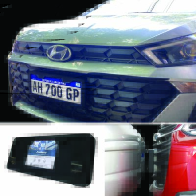 Protector frontal Antibump® Paragolpes y Patente Hyundai HB20 XDM18mm