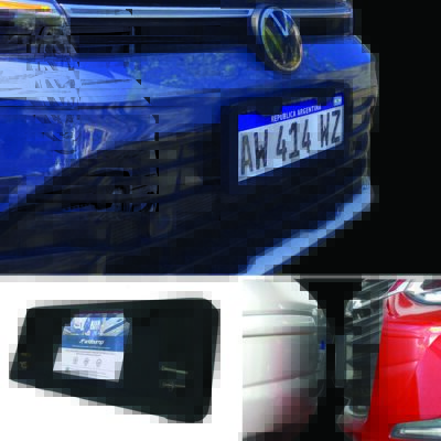 Protector frontal Antibump® Paragolpes y Patente Vw Nivus XDM18mm