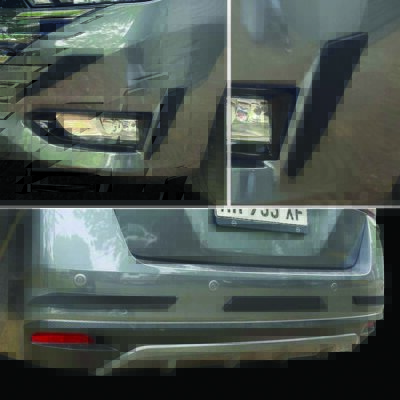 Set protectores de paragolpes Antibump® SX7 Nissan Versa Adhesivo Tesa Alemania Espesor 7mm