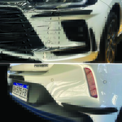 Set protectores de paragolpes Antibump® SX7 Chevrolet Onix 4 y 5 puertas. 2020+ | Adhesivo Tesa®  Espesor 7mm