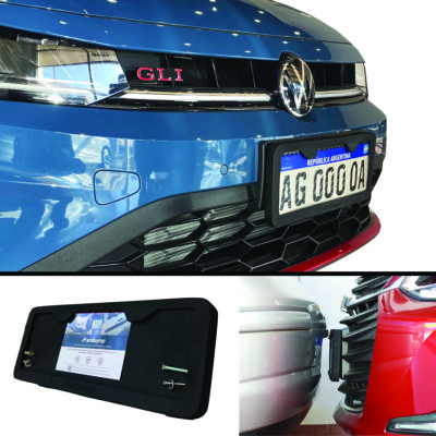 Protector frontal Antibump® Paragolpes y Patente Vw Vento XDM18mm